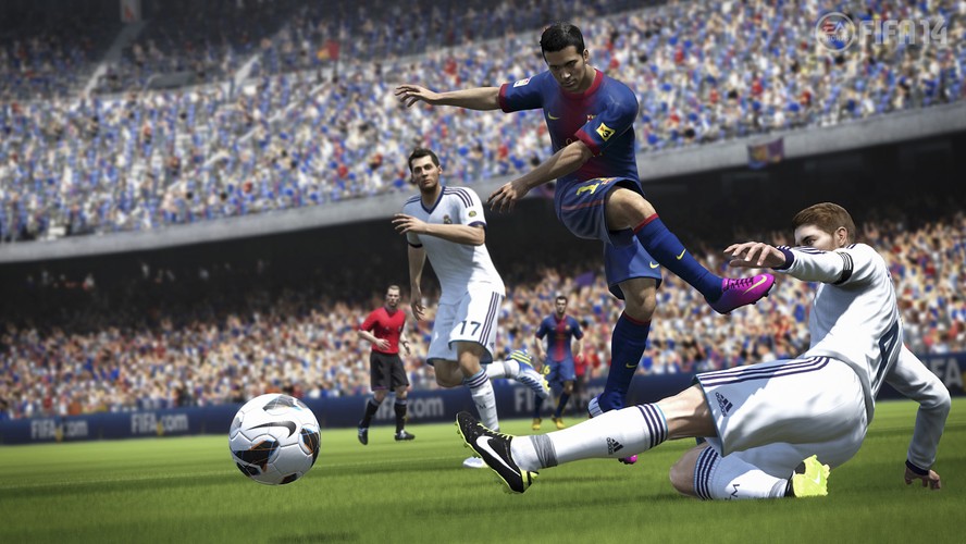 <b>FIFA 14</b>
<br><br>
Platform PC, PS3, Wii U, Xbox 360, PS4, Xbox One
<br>
Premiera: 26 września 2013