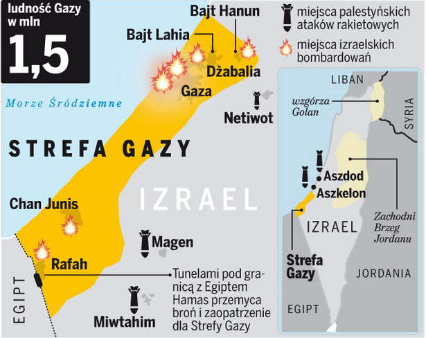 Izrael dokonał inwazji i dziesiątkuje wroga