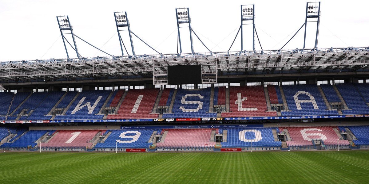 Stadion Wisły Kraków przejdzie przebudowę. 