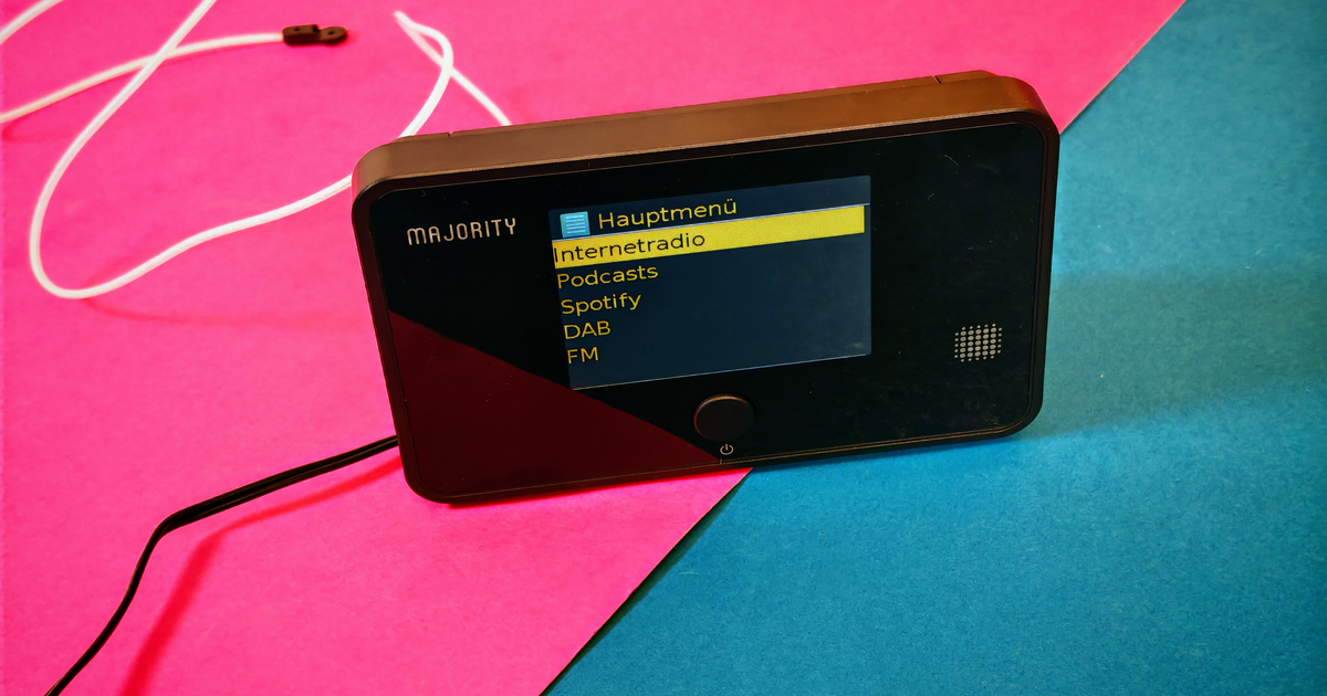 MAJORITY Fitzwilliam | Bluetooth Internetradio WLAN mit DAB | Küchenradio Unterbau & Receiver