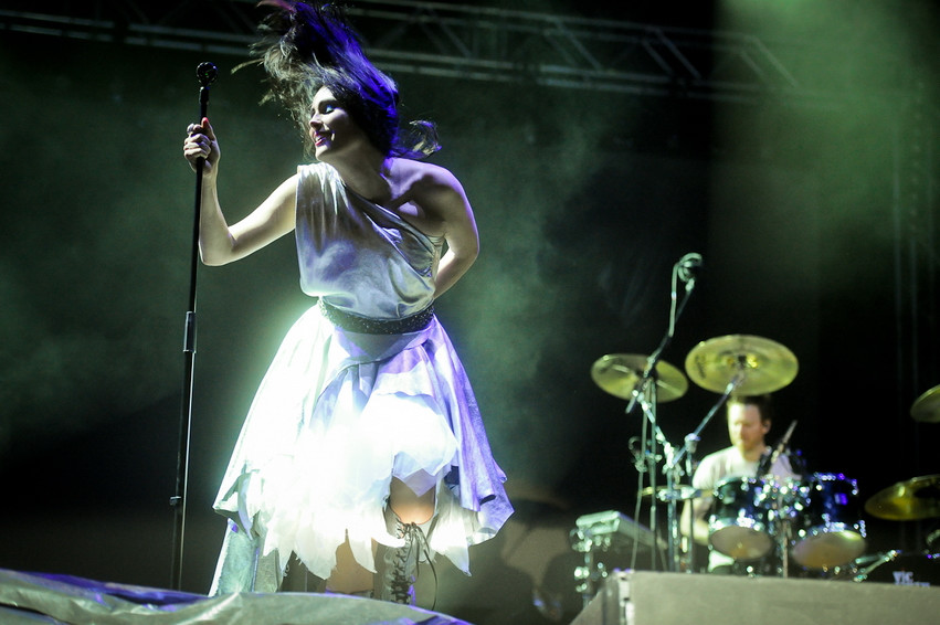 Within Temptation na Jarocin Festival 2012 (fot. Artur Rawicz/Onet.)