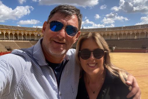 Jerzy i Zuzanna Chlebowscy, Plaza de Toros Foto: Arch. pryw.