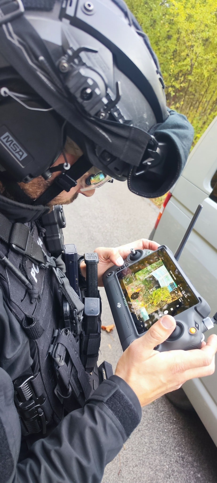 Objekt prepátrali aj pomocou policajného dronu.