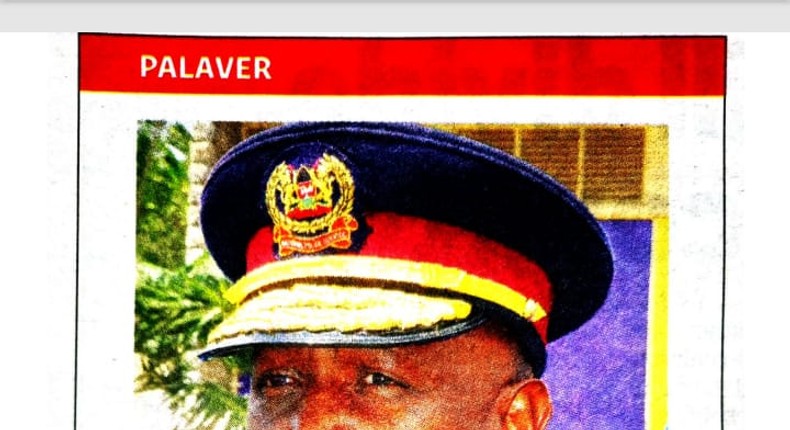 The Standard's Palaver column which highlighted Inspector General Hillary Mutyambai's silence on police-brutality