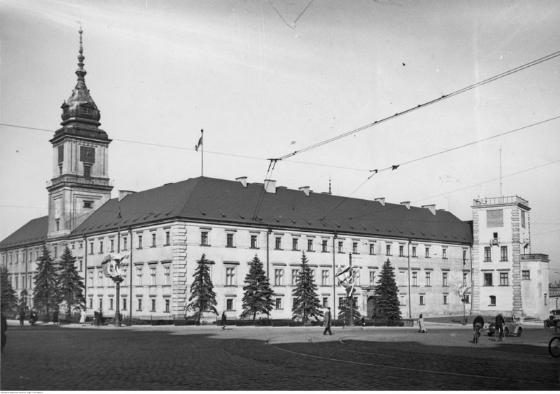 Warszawa. Zamek Królewski (1938 r.)