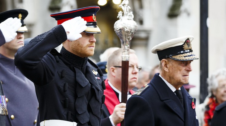 Harry herceg és Fülöp herceg /Fotó: Getty Images