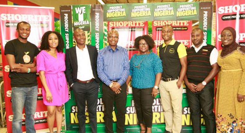 Shoprite Officials and some local business owners after the launch.