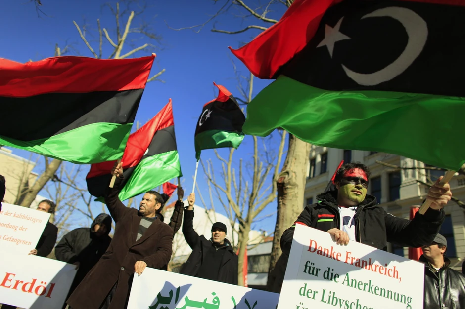 Protest protiv režima libijskog vođe Moamera Gadafija u Nemačkoj