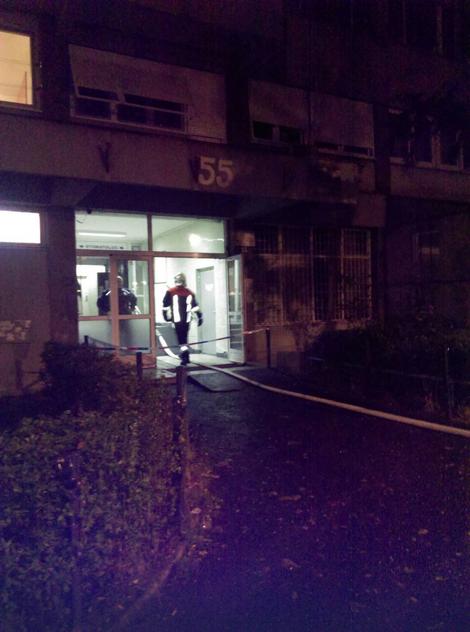 Požar je izbio u stanu na trećem spratu zgrade u Jurija Gagarina 55