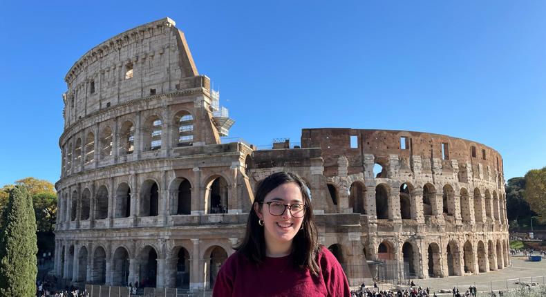 I traveled in Italy when I was younger, but I'd never been to Rome before.Hannah Docter-Loeb