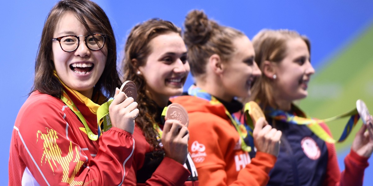 Rio 2016: Fu Yuanhui dowiedziała się, ze ma medal w trakcie wywiadu!