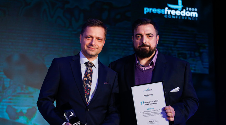 Az #AllForJan díj nyertesei, Tomasz és Marek Sekielski