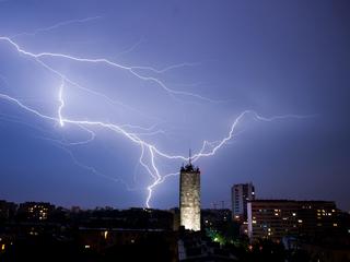 burza nad Krakowem