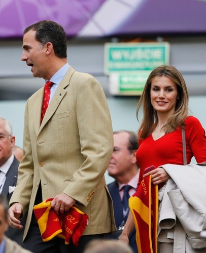 Księżna Letizia i książę Filip