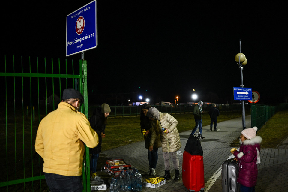 Przekraczana była też polska granica