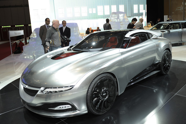 Saab PhoeniX prezentacja na Geneva International Motor Show w Genewie w Szwajcarii fot: Adrian Moser/Bloomberg