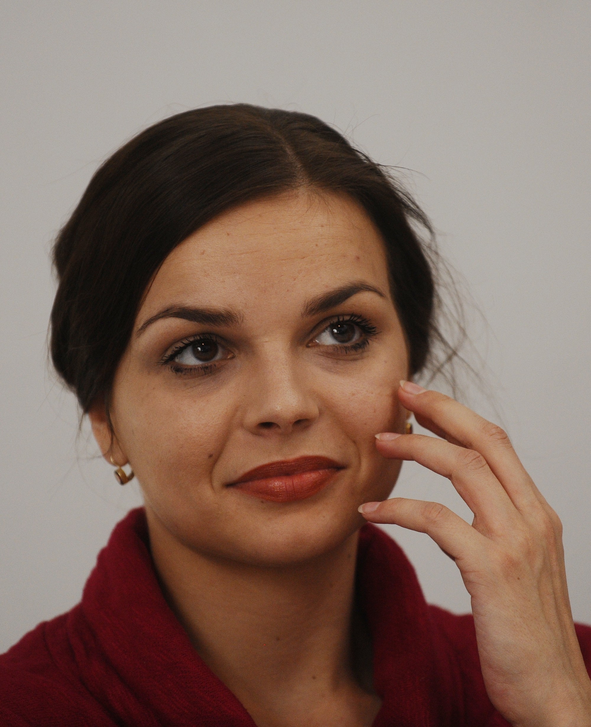 Herečka Petra Vajdová. 
