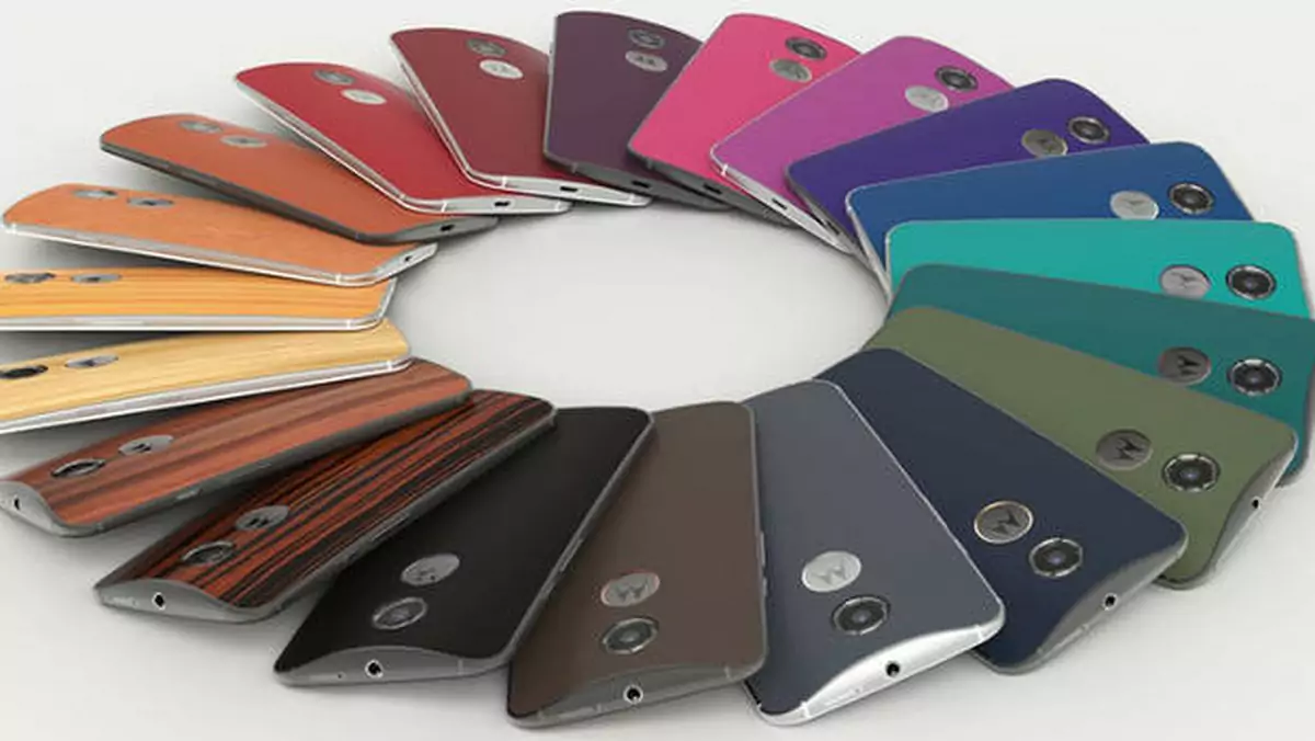 Motorola Moto X 2015 na zdjęciu dla prasy, na którym… niewiele widać