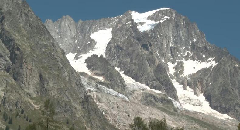 The Val Ferret in Italy remains on high alert and dozens of people have been evacuated over fears a huge chunk of a mountain glacier could break away.