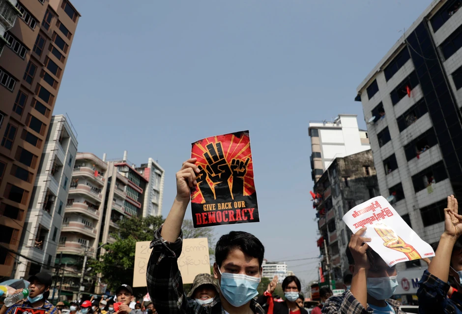 Protest u Mjanmaru