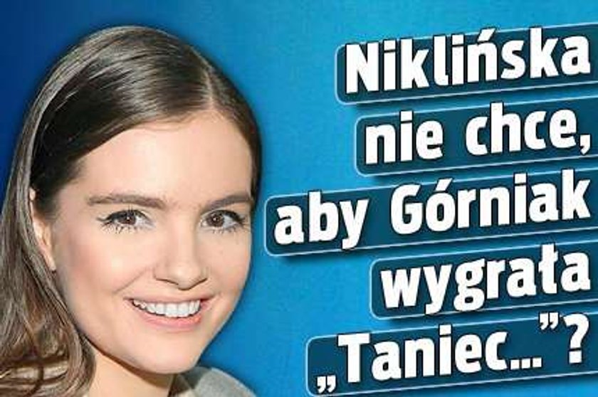 Niklińska nie chce, aby Górniak wygrała "Taniec..."?