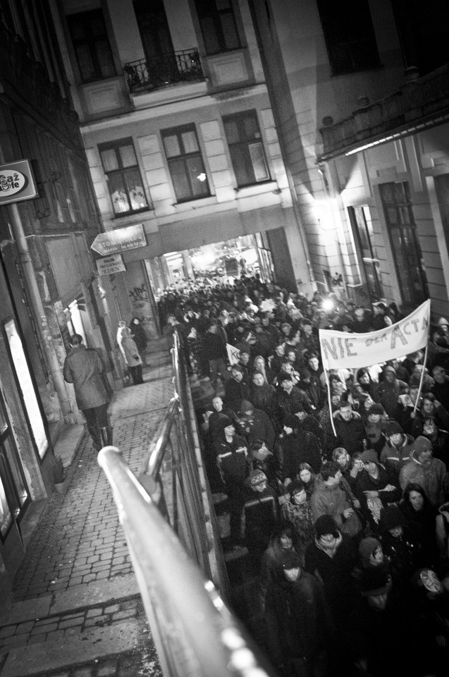 Manifestacja Anty ACTA - Bielsko-Biała, fot. magda1901/ Daj znać