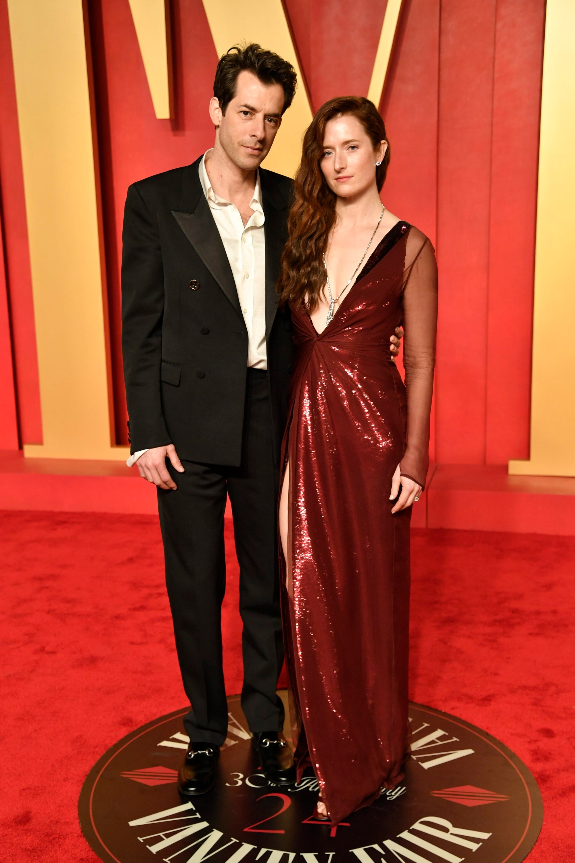 Vanity Fair Oscar Party 2024- Mark Ronson a Grace Gummer