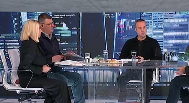 Dea Đurđević, Predrag Sarapa i Mladen Mijatović (Foto: Screenshot TV Pink)