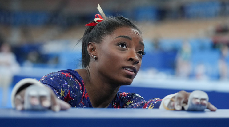 Sérülése és mentális egészsége miatt visszalépett egyéni versenyszámától Simone Biles / Fotó: Northfoto