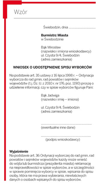 Najpóźniej do 7 listopada urząd gminy musi sporządzić spis wszystkich wyborców