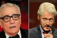 Martin Scorsese i Bill Clinton