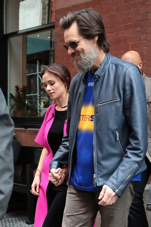 Cathriona White i Jim Carrey w maju 2015