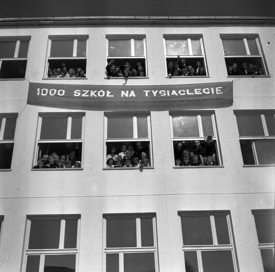 Otwarcie tysiąclatki w 1961 roku - Warszawa