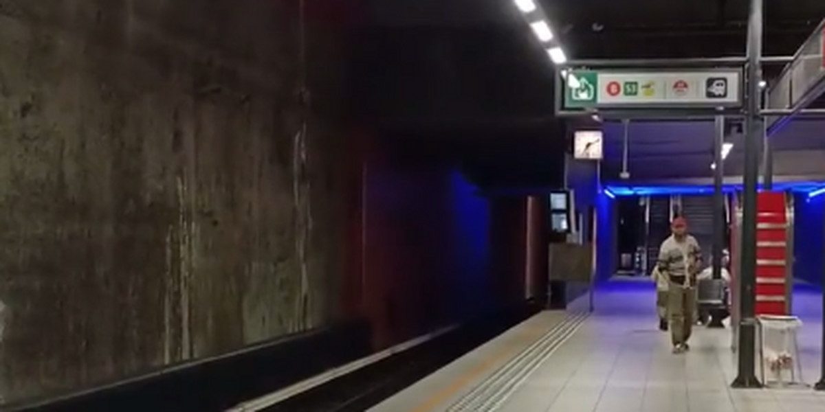 Metro w Brukseli miało pewną niespodziankę dla polskich kibiców
