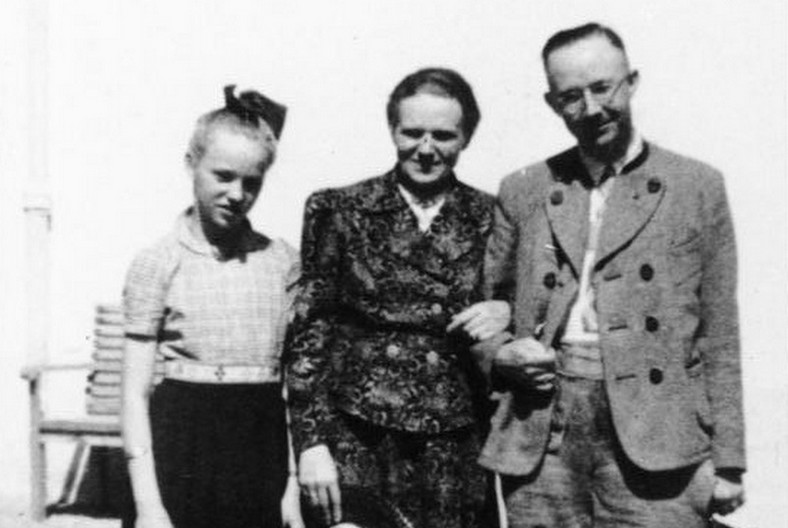 Himmler z żoną i córką