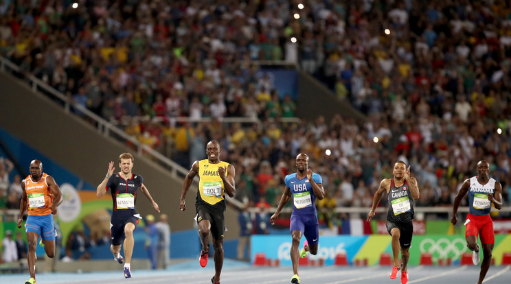 Usain Bolt minden idők
legnagyobb sprintere – 
nyolcszor nyert olimpiai aranyat /Fotó: GettyImages