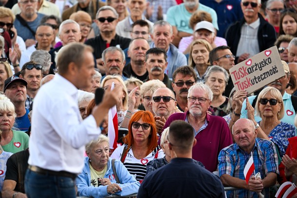 Wiec Platformy Obywatelskiej w Skarżysku-Kamiennej