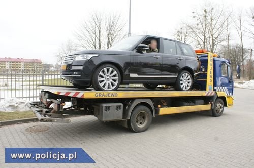 Range Rover na lawecie