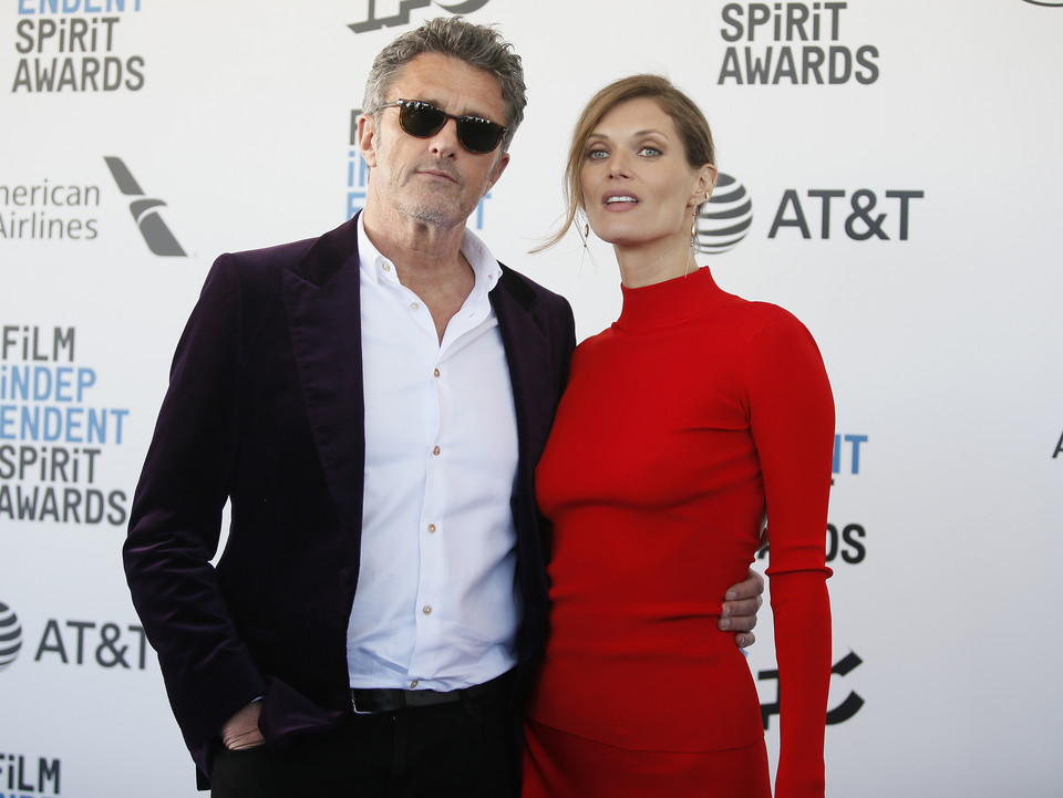 Paweł Pawlikowski i Małgosia Bela na gali Spirit Awards w Santa Monica