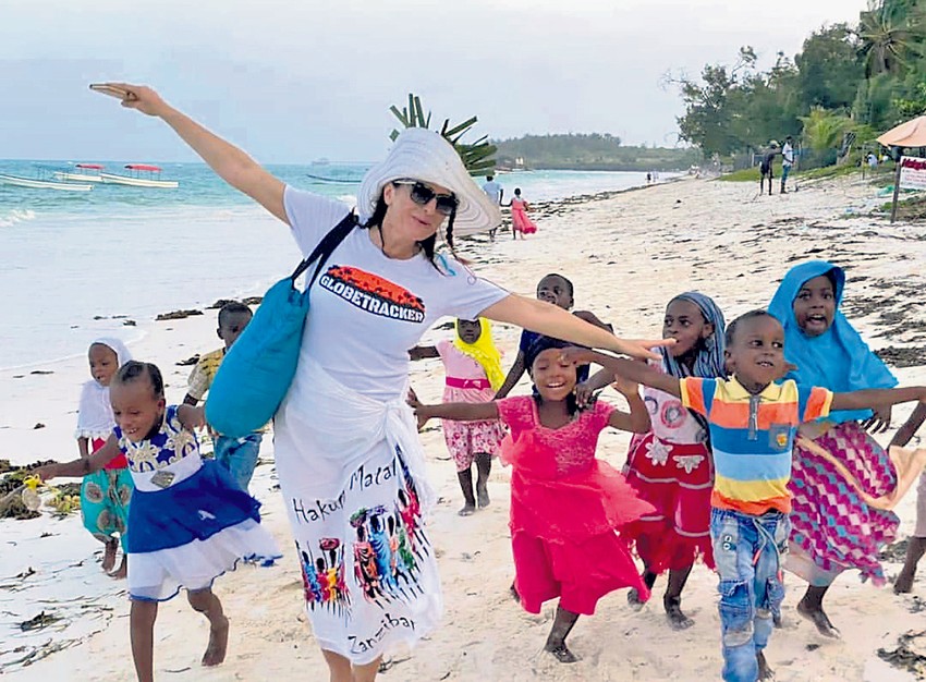 Branka Pujić na odmoru