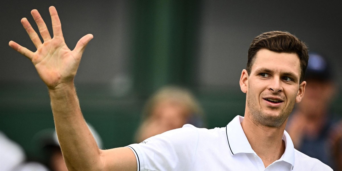 Hubert Hurkacz w środę miał zagrać o awans do trzeciej rundy Wimbledonu.