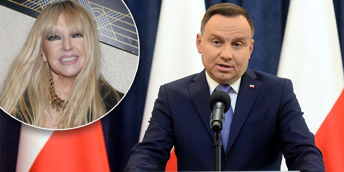 Maryla Rodowicz, Andrzej Duda. 