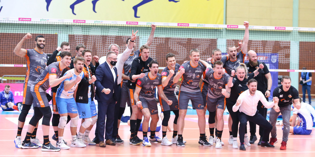 Siatkowka. PlusLiga. Verva Warszawa - Jastrzebski Wegiel. 07.04.2021