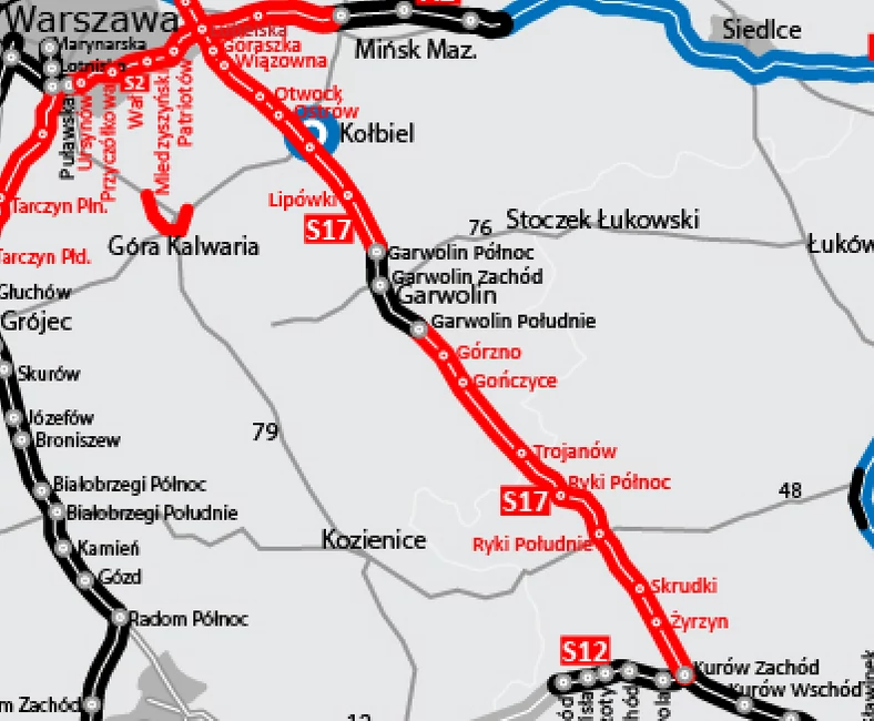 S17 Warszawa - Lublin