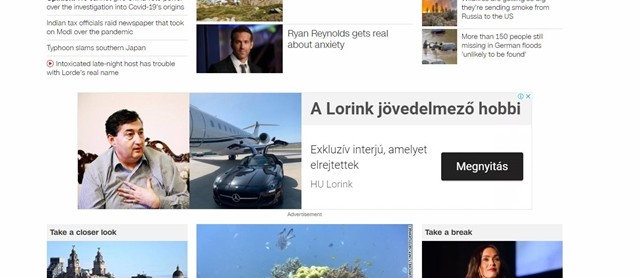 A hirdetés Mészáros Lőrinccel / Fotó: Google Ads