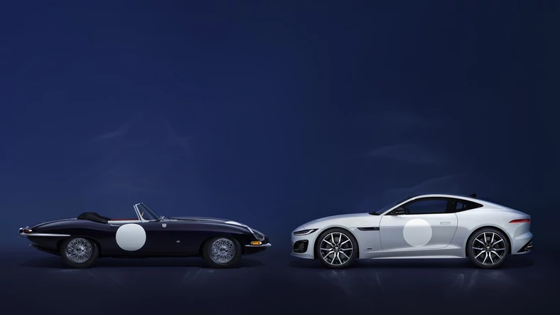 Klasyczny Jaguar E-Type i Jaguar F-Type ZP Edition