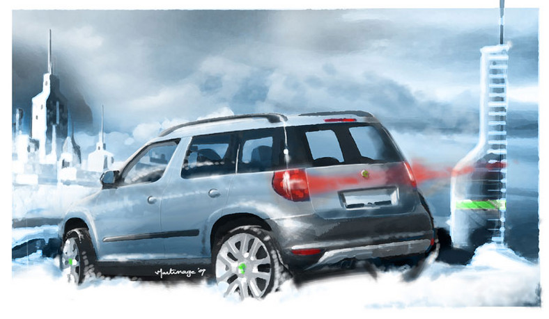 Genewa 2009: Škoda Yeti – nowy SUV z nowym silnikiem 1,2 TSI (77 kW/105 KM)