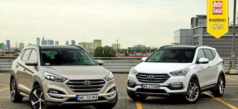 Auta bez ściemy - Hyundai Tucson kontra Hyundai Santa Fe