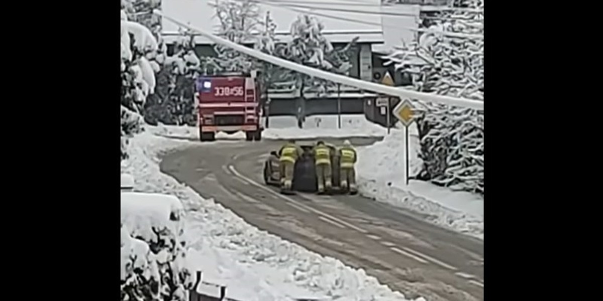 Strażacy ruszyli na ratunek.