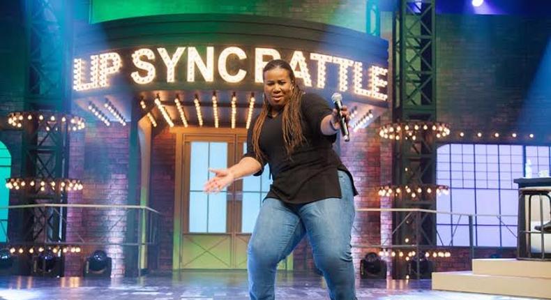 Chigurl on episode 3 of Lip Sync Battle Africa 